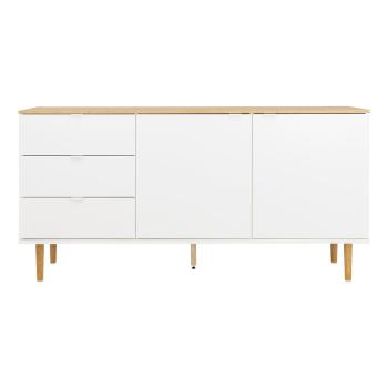 Comodă albă 162x80 cm Skagen – Tenzo