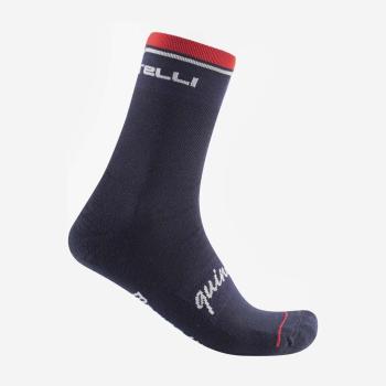 
                 CASTELLI Șosete clasice de ciclism - QUINDICI SOFT MERINO - albastru  
            