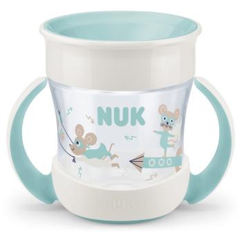 NUK Magic Cup Mini ceasca cu mânere 6m+ Green 160 ml