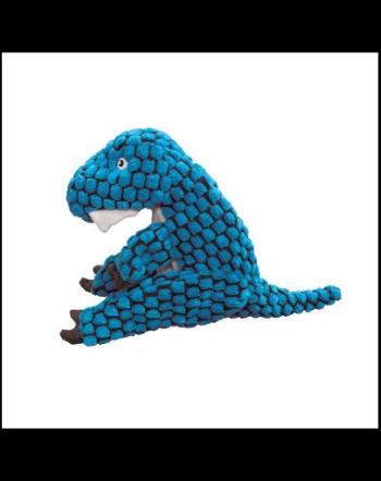 KONG Dynos T-Rex, jucarie pentru caini, dinozaur, albastru, S