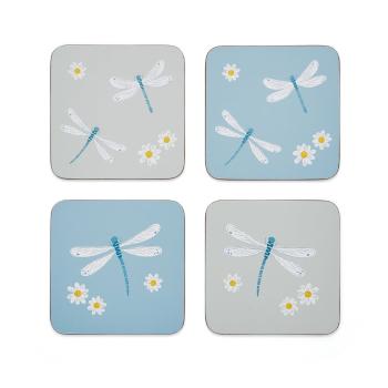 Coasters albastru-deschis/gri-deschis 4 buc. din plută English Meadow – Cooksmart ®