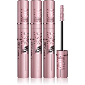 Maybelline Lash Sensational Sky High Mascara pentru volum si lungire 3x7,2 ml