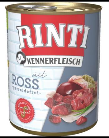 RINTI Kennerfleisch Horse hrana umeda caini adulti, carne de cal 400 gr