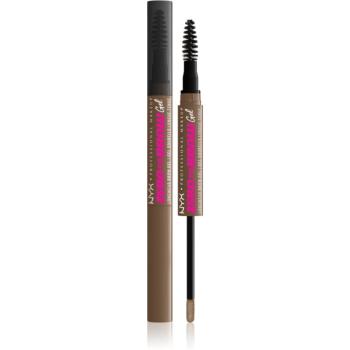 NYX Professional Makeup Zero To Brow Gel gel pentru sprancene cu aplicator culoare 02 Ash Blonde 2 ml