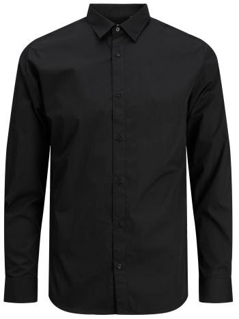 Jack&Jones PLUS Cămașă pentru bărbați JJJOE Slim Fit 12200623 Black 3XL