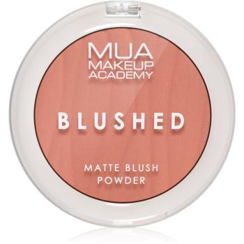 MUA Makeup Academy Blushed Powder Blusher fard de obraz sub forma de pudra culoare Rose Tea 5 g