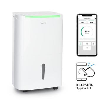 Klarstein DryFy Connect 40, dezumidificator de aer, WiFi, compresie, 40 l / d, 25 - 30 m², alb