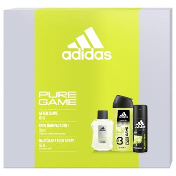 Adidas Pure Game - toaletní voda s rozprašovačem 50 ml + sprchový gel 250 ml + deodorant ve spreji 150 ml