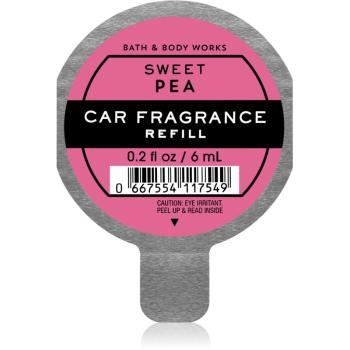 Bath & Body Works Sweet Pea parfum pentru masina rezervă 6 ml