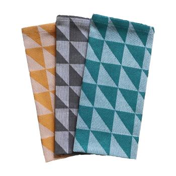 Set 3 prosoape de bumbac 70x50 cm Geometry - JAHU collections