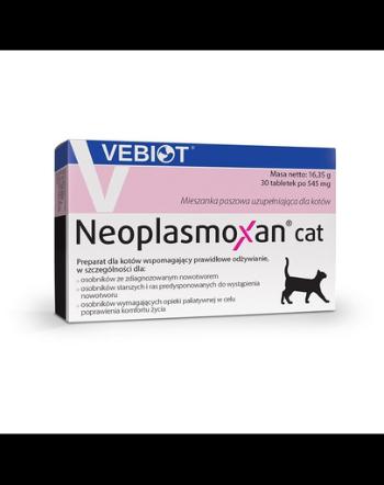 VEBIOT Neoplasmoxan cat Supliment alimentar pentru pisici cu cancer 30 tab.