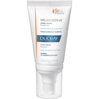Ducray Melascreen crema solara light impotriva petelor pigmentare SPF 50+ 40 ml