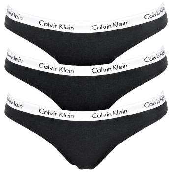 Calvin Klein 3 PACK - tanga pentru femei QD3587E-001 S