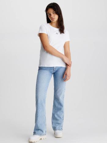 Calvin Klein Jeans Tricou Alb