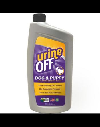 URINE OFF Solutie impotriva mirosului de urina si pete pentru caini si catelusi 946 ml