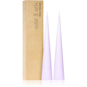 ester & erik cone candles crocus delight (no. 07) lumanare 2x25 cm