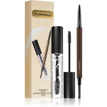 MAC Cosmetics Bubbles & Bows Hi-Brow Kit set cadou pentru sprâncene culoare Light