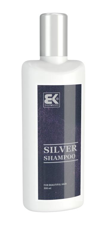 Brazil Keratin Șampon cu pigmenți albaștri pentru păr blond Silver Shampoo 300 ml