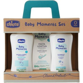 Chicco Baby Moments Clean & Protect set cadou (pentru nou-nascuti si copii)