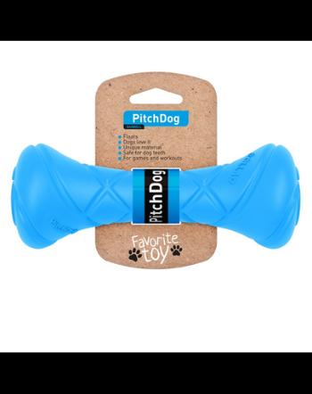 PULLER PitchDog Game Barbell jucarie pentru caini, albastru 7 x 19 cm