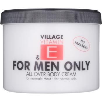 Village Vitamin E For Men Only crema de corp fără parabeni