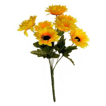 Buchet artificial Floarea soarelui, 37 cm