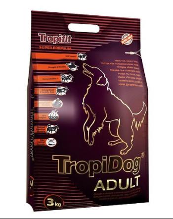 TROPIDOG Super Premium Adult M&amp;L 3 kg hrana uscata pentru caini de rase medii si mari, pui si somon