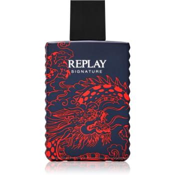 Replay Signature Red Dragon For Man Eau de Toilette pentru bărbați 100 ml