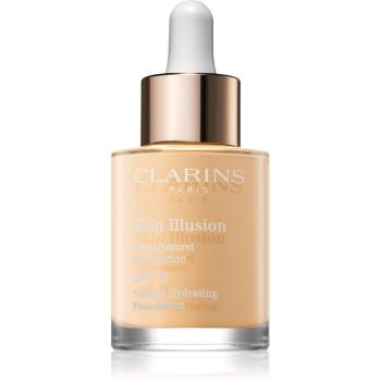 Clarins Skin Illusion Natural Hydrating Foundation makeup radiant cu hidratare SPF 15 culoare 108 Sand 30 ml
