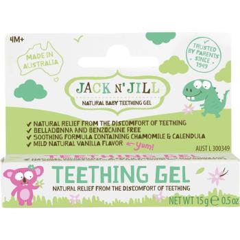 Jack N’ Jill Teething Gel gel calmant pentru creșterea dinților de lapte 4m+ 15 g