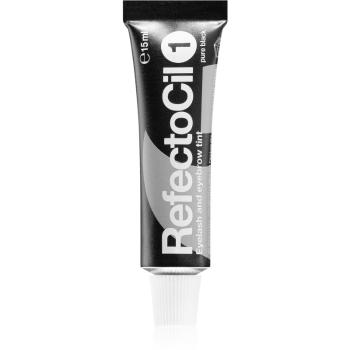 RefectoCil Eyelash and Eyebrow vopsea pentru sprancene si gene culoare 1 Pure Black 15 ml
