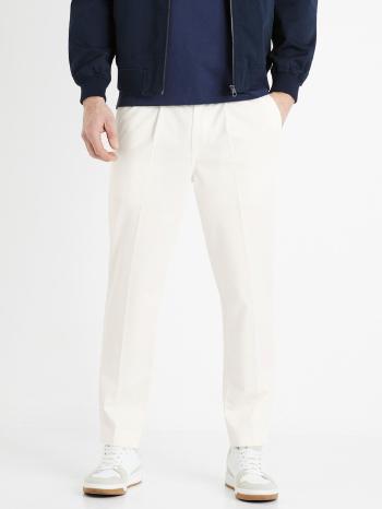 Celio 24H Dopick Pantaloni Alb