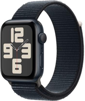 Apple Apple Watch SE (2023) GPS 44 mm curea sport cu filet cerneală închisă