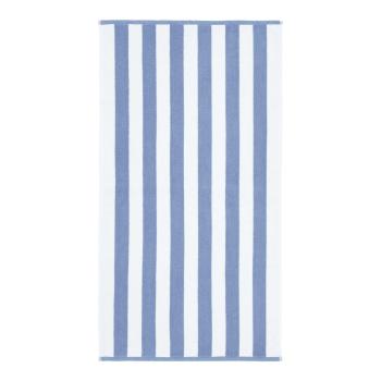 Prosop alb/albastru din bumbac 70x120 cm Stripe Jacquard – Bianca