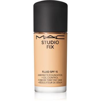 MAC Cosmetics Studio Fix Fluid SPF 15 24HR Matte Foundation + Oil Control Mini machiaj cu efect matifiant SPF 15 culoare NC15 15 ml