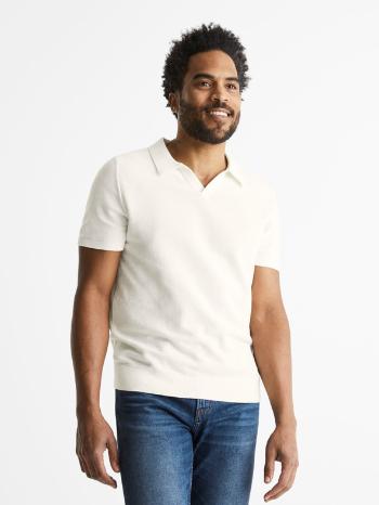 Celio Bewashed Polo tricou Alb