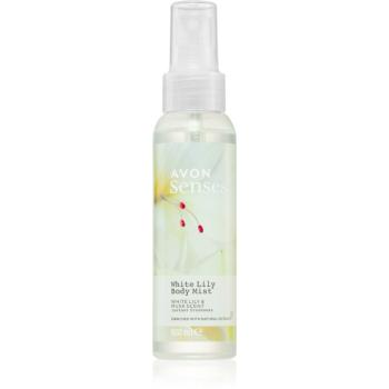 Avon Senses White Lily & Musk spray de corp racoritor 100 ml