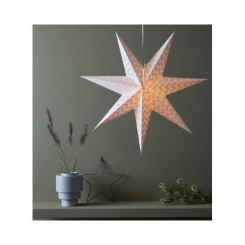 Decorațiune luminoasă suspendată de Crăciun Markslöjd Admira, înălțime 60 cm, alb