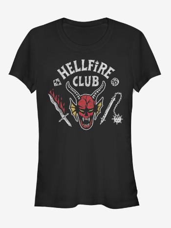 ZOOT.Fan Netflix Hellfire Club Stranger Things Tricou Negru