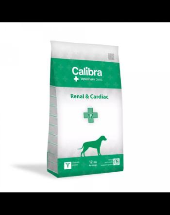 CALIBRA Veterinary Diet Dog Renal &amp; Cardiac Dieta veterniara pentru caini cu probleme renale si tulburari cardiace 12 kg