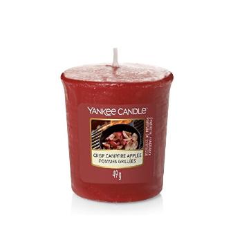 Yankee Candle Lumânare aromatică votivă Crisp Campfire Apples 49 g