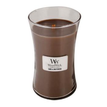 WoodWick Lumânare parfumată vază Sand & Driftwood 609,5 g