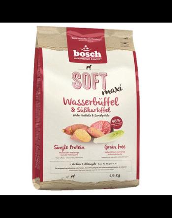 BOSCH Soft Maxi Hrana uscata pentru caini cu alergii si sistem digestiv sensibil, 2,5 kg