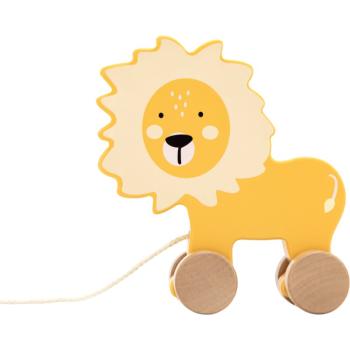 Tryco Wooden Lion Pull-Along Toy jucarie din lemn 10m+ 1 buc