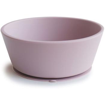 Mushie Silicone Suction Bowl bol din silicon cu ventuză Soft Lilac 1 buc