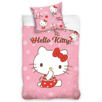 Lenjerie de pat Hello Kitty Little Mlsalka, 100 x135 cm, 40 x 60 cm