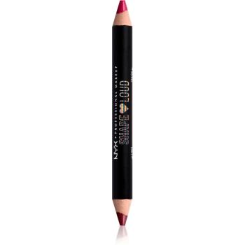 NYX Professional Makeup Lip Liner Duo Pride Line Loud ruj + creion contur pentru buze cu efect matifiant culoare 03 - Scene Kween