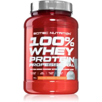 Scitec Nutrition 100% Whey Protein Professional proteine din zer cu enzime digestive aroma Salted Caramel 920 g