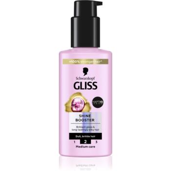 Schwarzkopf Gliss Liquid Silk ser fara clatire pentru intarire si stralucire Shine Booster 100 ml