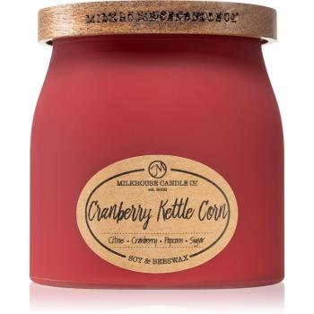 Milkhouse Candle Co. Sentiments Cranberry Kettle Corn lumânare parfumată 454 g